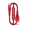 3A Fast Charging 1M USB 3.0 Cable Micro with Timer Switch Nylon Braided for android phone