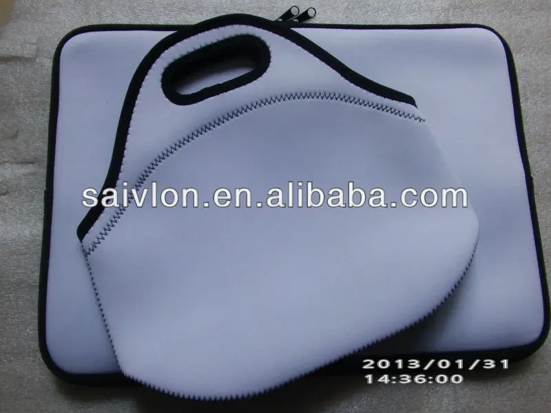 neoprene bag white