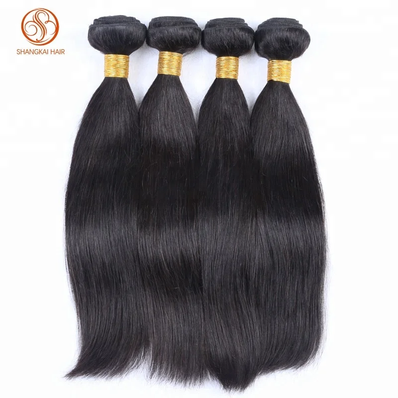 

Wholesale cuticle virgin straight human hair bundles