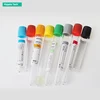 CE and ISO approved various colors PET vacuum blood collection tube for hospital single use