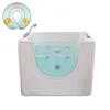 Preferential Small Freestanding Baby bathtub Baby Spa with Glass Panel