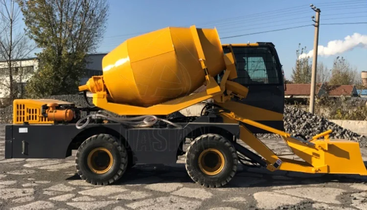 self loading concrete mixer truck