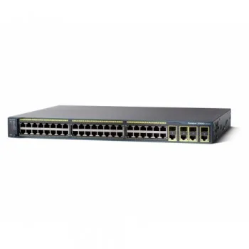 

2960 Network Switch 48 Port 10/100/1000 4 T/SFP LAN Base Image WS-C2960G-48TC-L