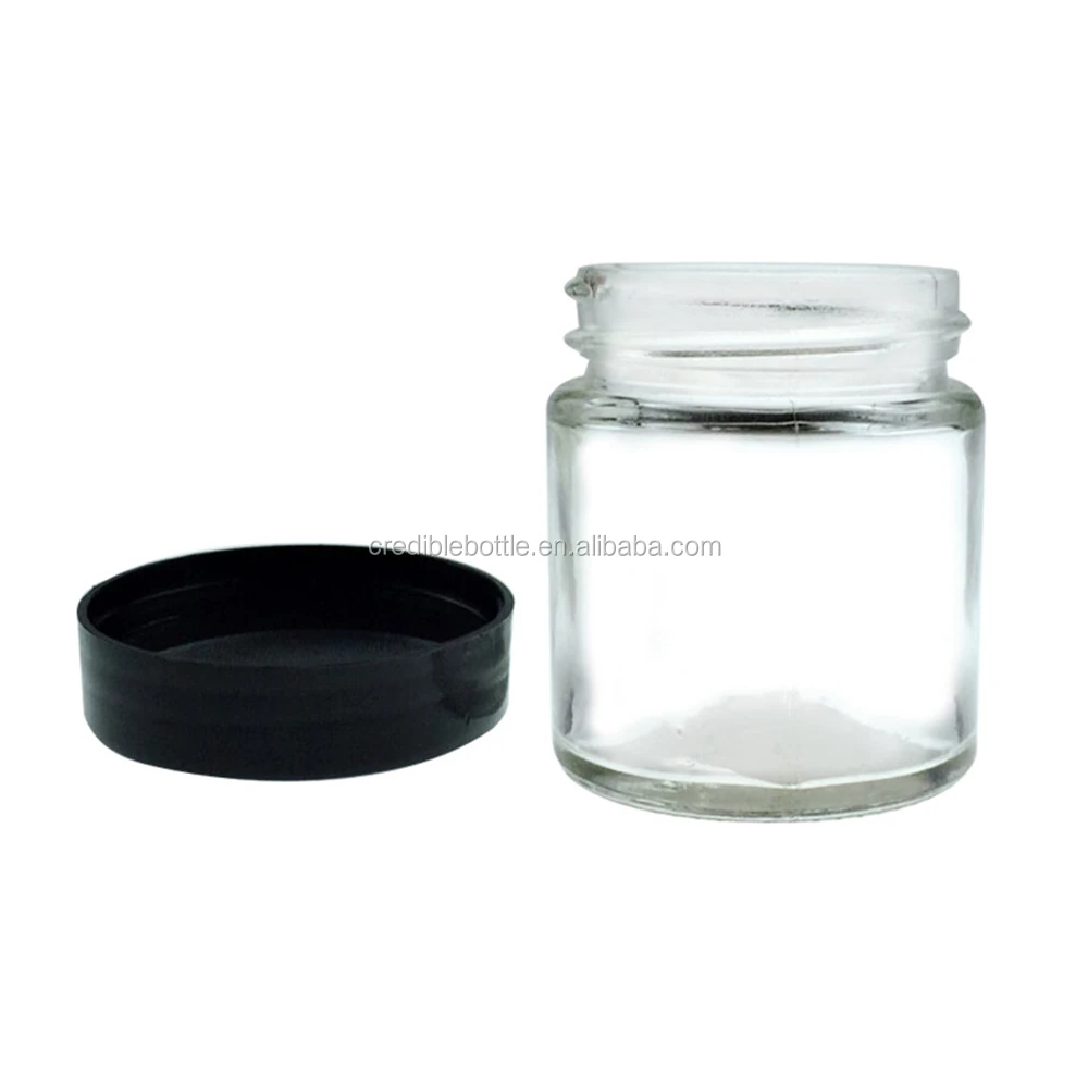 Cylindrical Round Glass Food Jar/ Glass Honey Jar With Lids Buy High