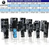 Lonten Total 125 Pcs 1uF-2200uF 25V/50V 25Valuesx5Pcs Electrolytic Capacitors Assortment Kit Assorted Set