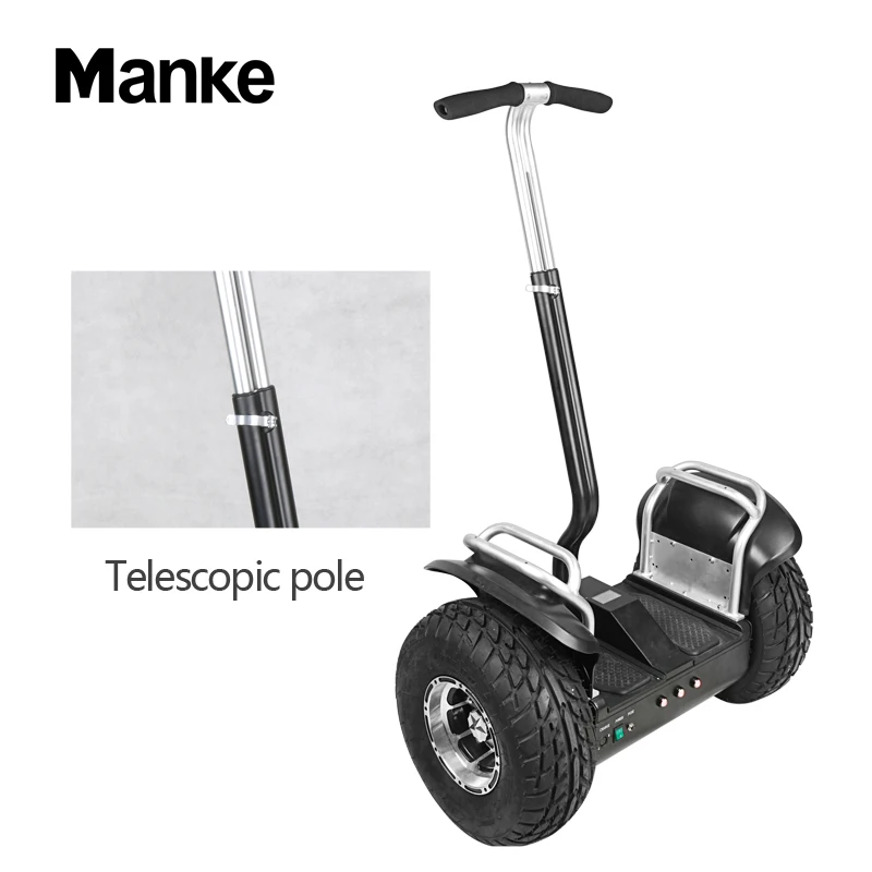 

Superior quality off road hoverboard 19 inch big wheel electric motorcycle handlebar electric scooter for golf, Black