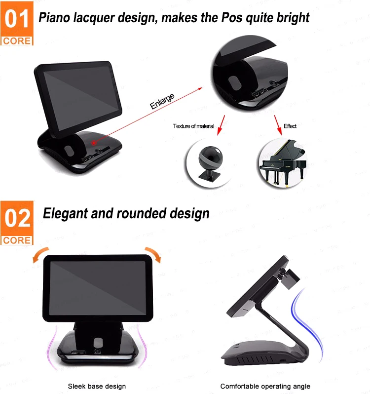 HBA-Q10 Cheap 15 Inch retail Pos Machine Price / Pos System Price Pos Touch Screen For supermarket