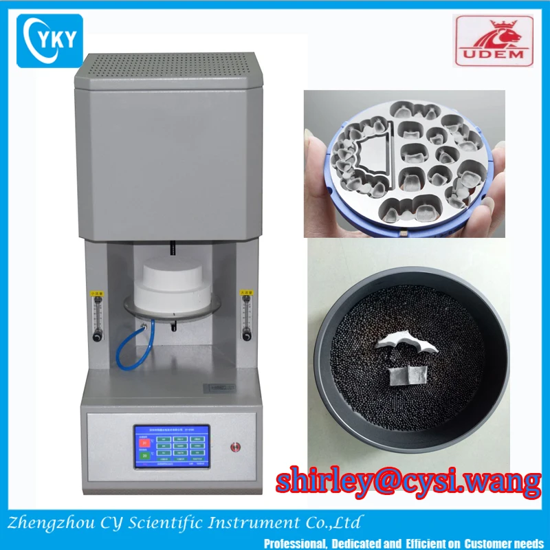 Dental Cocr Soft Metal Sintering Furnace Programmable Elevator Zirconia