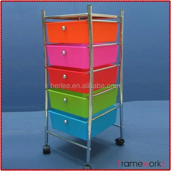 Plastic Storage Cart With Drawers Drawer Plastic Cart With Wheels