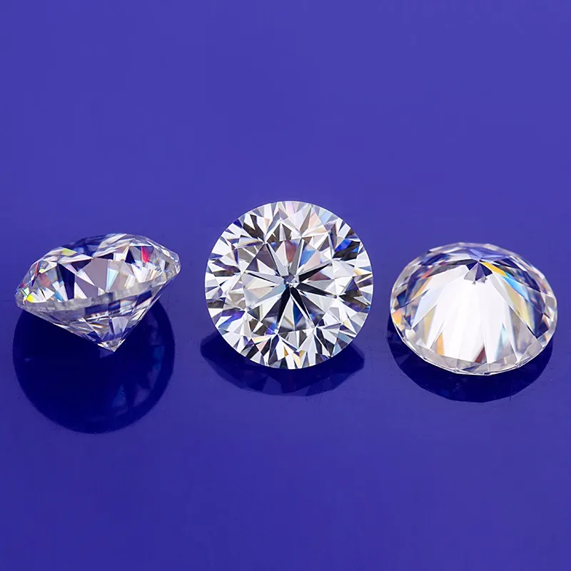 

Loose stone Moissanite DEF color 6.5mm synthetic moissanite diamond