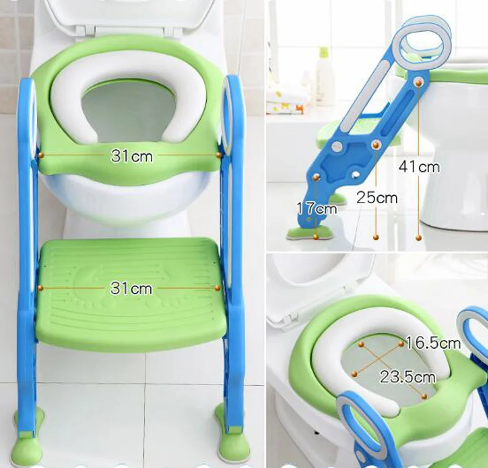 toilet seat with steps