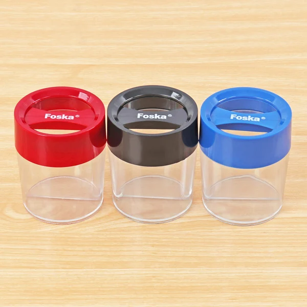 
Wholesale plastic round shape magnetic paper clip box 