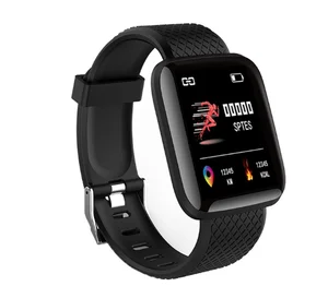 2019 most popular Drogontech App smart wristwatch 116plus fitness tracker wrist band cheapest waterproof wrist watch