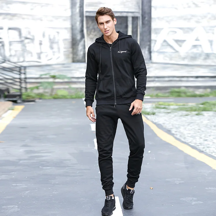 

Mens Sports nice design tracksuit,custom Wholesale tight fitted plain tracksuit sweatsuit for men, Request
