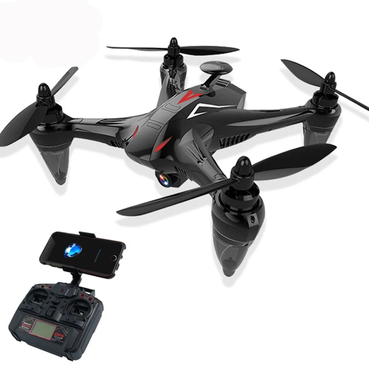 

Auto follow drone, long rang drone rc model, GPS drone 6 Channel quadcopter with flight time 2.4G & 5G WIFI, Black