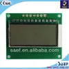 COB 7segment lcd display with blue glass panel and white backlight