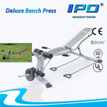 Adjustable Ab Exercise Bench Foldable Sit Up Deluxe Bench Press