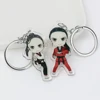 make acrylic keychains/custom molded plastic keyrings/blank acrylic keychain