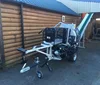 13hp firewood saw and split/Petrol Engine Firewood Processor / timber log cutter splitter w 4-way splitting wedge belt conveyor