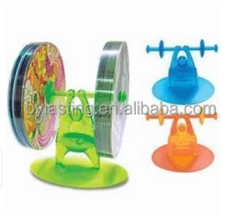 
Plastic colorful DVD display CD rack 