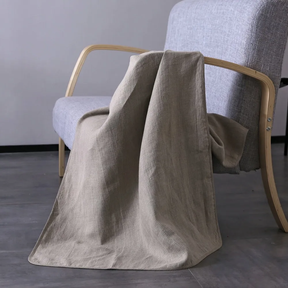 Heavy Linen Blankets Double Layer Heavy Linen Fabric Made Customer Size