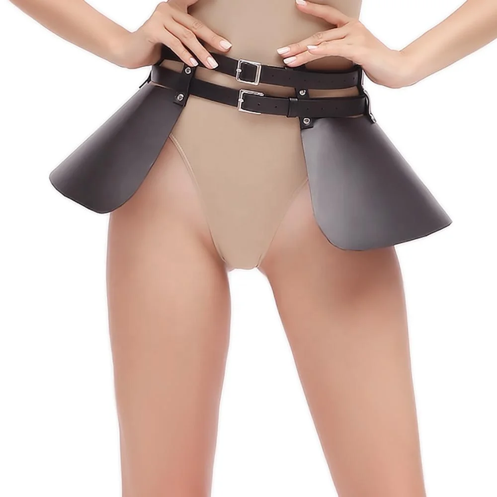 

Bandage Women Leather Bondage Clubwear Fetish Harness Dress Bodysuit Fetish Hot Night Dress Lady Sexy Lingerie Dress, As picture