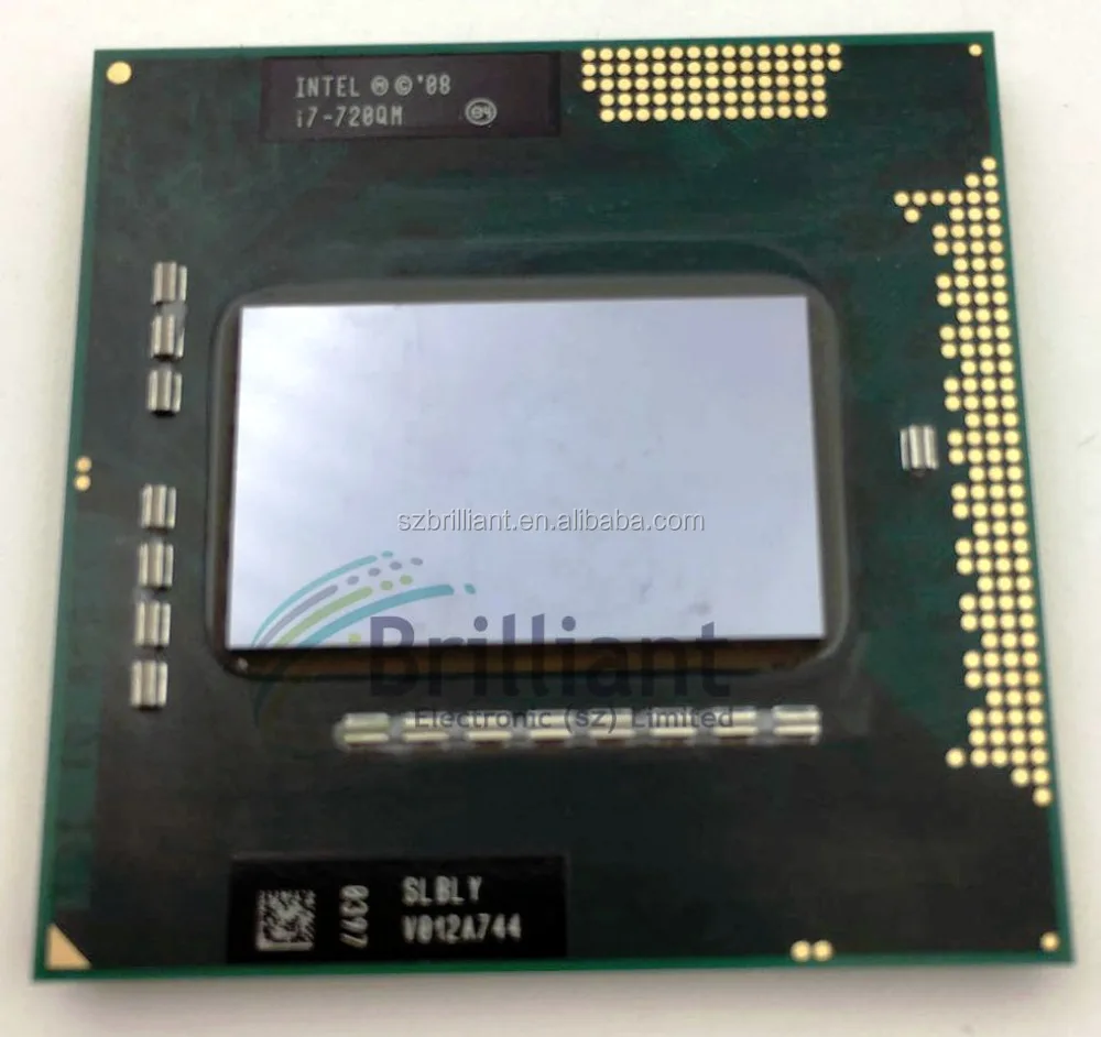 for intel CPU laptop i7-720QM 6M Cache 1.6GHz to 2.8GHz i7 720QM SLBLY PGA988 45W Laptop