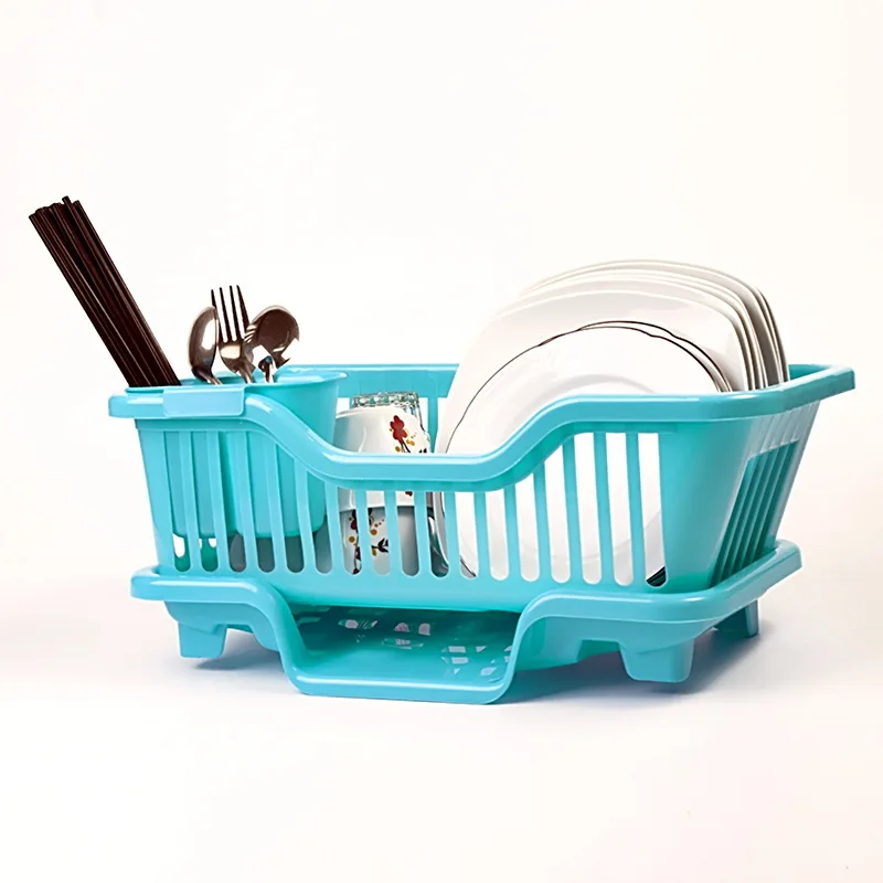 

Drying Tableware Dryer Kitchen Supply Accessory Kitchen Organizer Storage Plate Dish Rack, Green, blue, pink, white