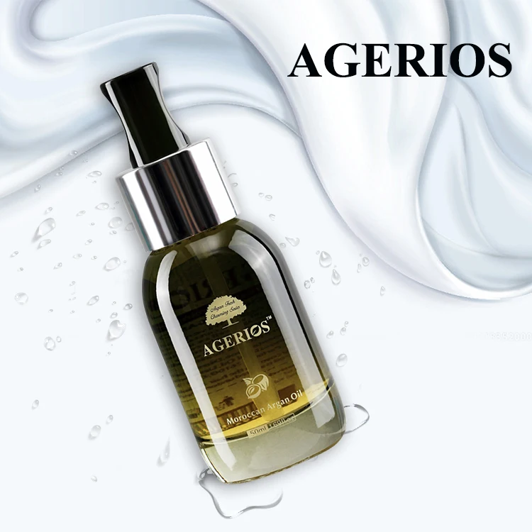 

2019 Famous Brand Agerios Heat Protectant Argan oil Private label, Yellow liquid