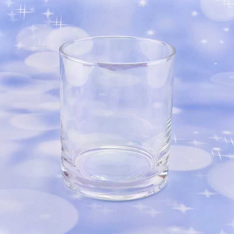 Clear candle vessel glass candle holder home deco