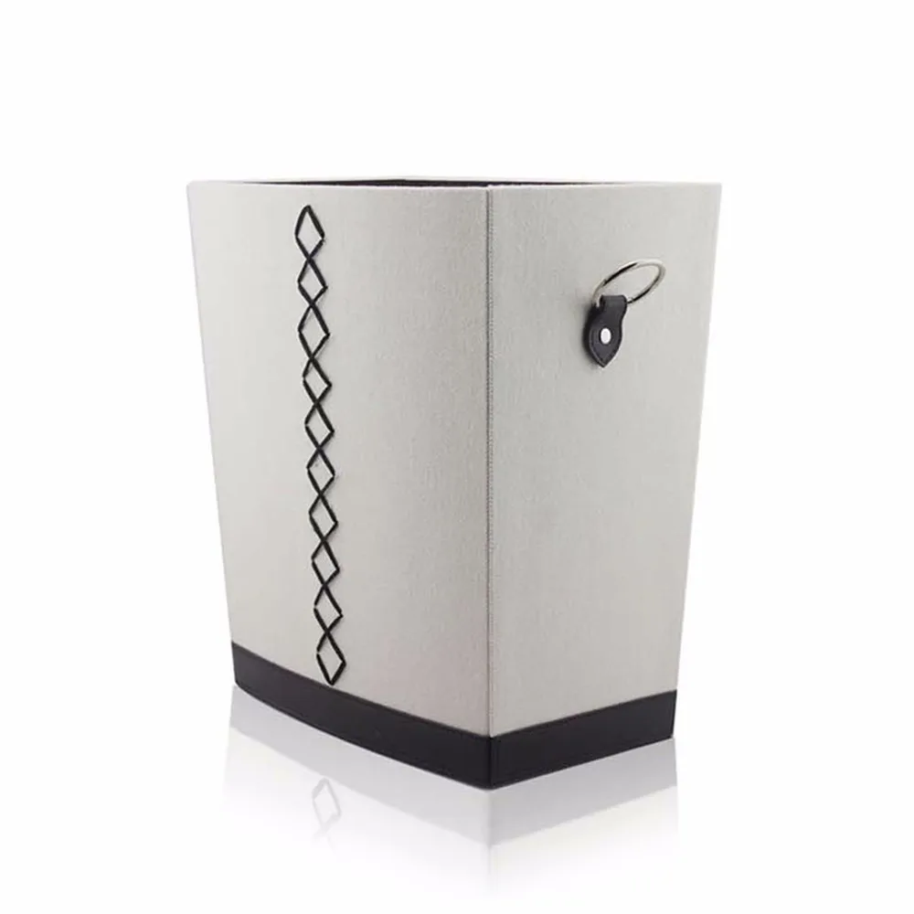 Custom Concise Style Bedroom Canvas Trash Can Waste Bin Buy Bedroom Trash Can Custom Made Trash Cans Canvas Trash Can Product On Alibaba Com