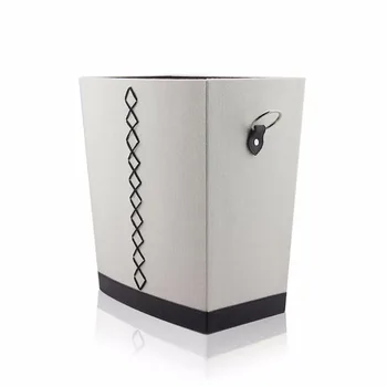 Custom Concise Style Bedroom Canvas Trash Can Waste Bin Buy Bedroom Trash Can Custom Made Trash Cans Canvas Trash Can Product On Alibaba Com