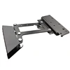Space saving metal folding furniture table simple lifting mechanism