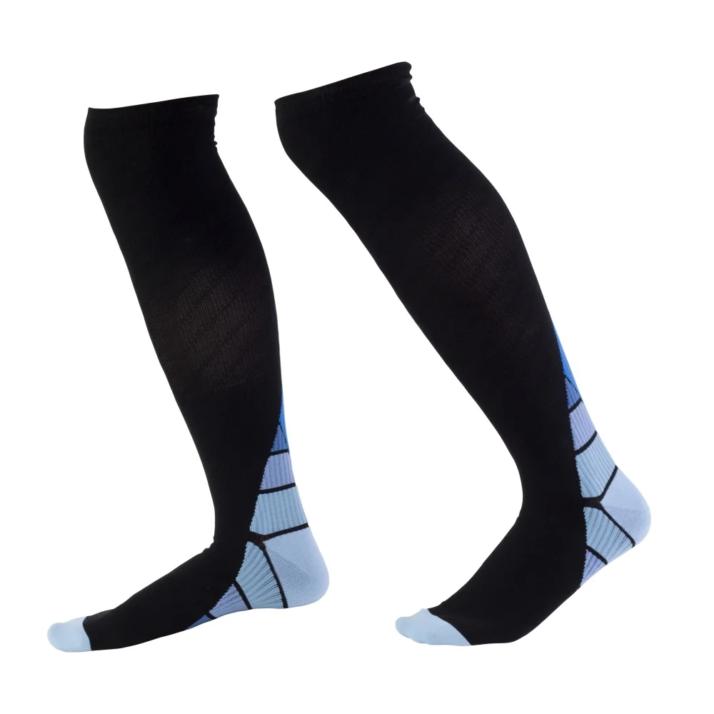 Multi-Color Medical Compression Socks Knee High Sport Socks Pressure Thin Running Dress Men Socks