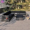 Aluminum Frame Outdoor Garden Fancy Wicker Coffee Sofa Sets