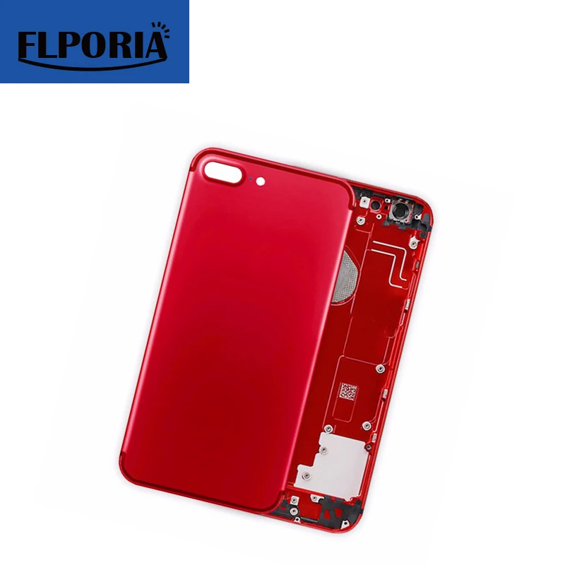 

New 100% discount door housing cover for iphone 8 plus back housing with parts, Black/white