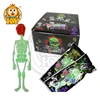 Halloween Noctilucence Skull Human Skeleton Lollipop Candy