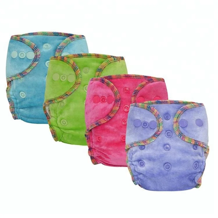
OEM Newborn Bamboo Velour Fitted Diaper 