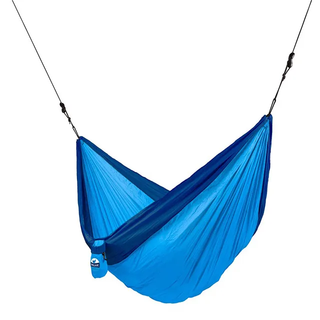 WOQI Outfitters Camping Outdoor  Lightweight Nylon Portable Parachute Hammock for Backpacking Camping