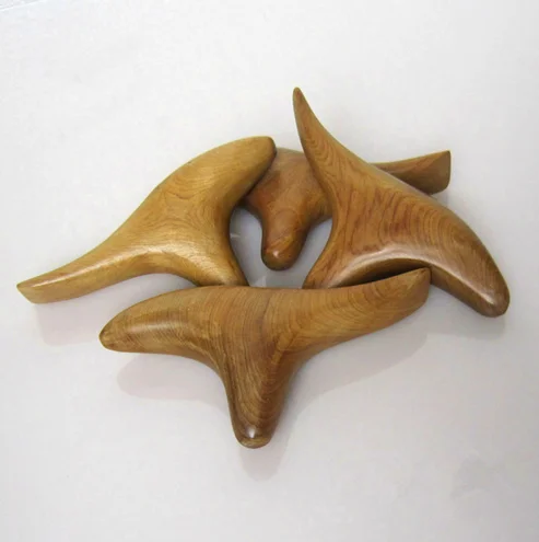Body Trigeminal Massage Wood Massager Massaggio plantare Terapia SPA in legno