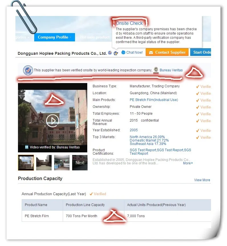 PE Shrink Clear Jumbo Roll Strech Film for Packaging Stretch Wrap Film