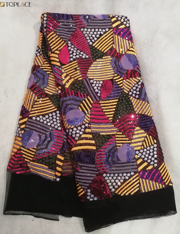 

Beautiful design mesh lace fabric african glitter lace fabric nigerian lace fabric 2019 with sequins, As picture