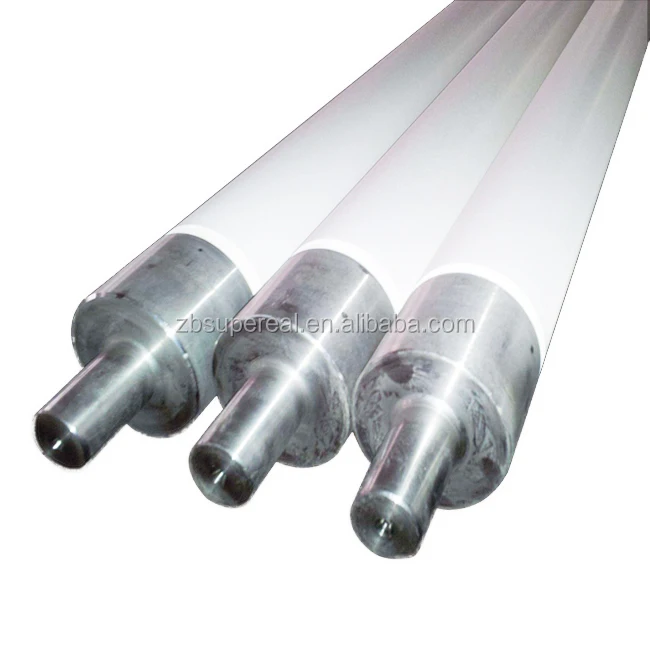 Fused silica quartz ceramic roller for glass tempering furnace