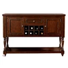 Modern fashion designs sideboards buffet server kitchen solid wood cabinet