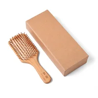 

2019 Hot Spot wooden hair comb bamboo comb wood and bamboo comb private label