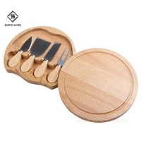 

Wholesale custom round woodec cheese cutting serving board