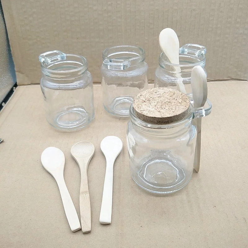 Manufacture Wholesale Glass Jar With Spoon Buy Wholesale Glass Jar