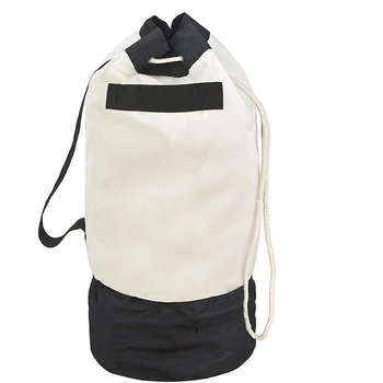 Heavy Duty Natural Canvas Duffle Laundry Bag With Shoulder Strap - Buy Canvas Laundry Bag,Duffle ...