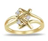 New Arrive India Cheap Fashion 10k Yellow Gold Diamond Ring for Women