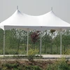 Newest design high quality balck/blue/white combination square marquee tent party rental tent